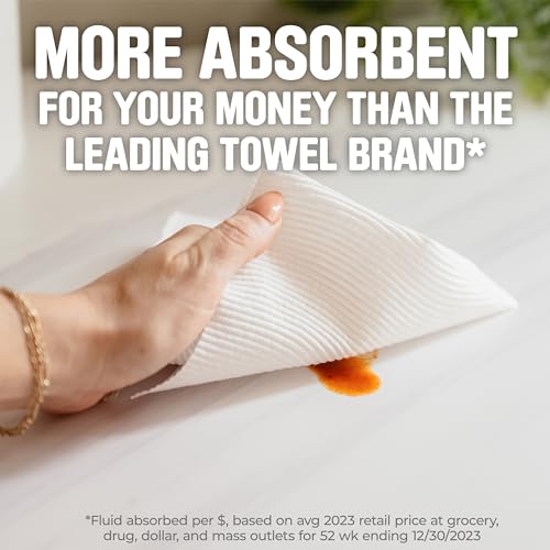 Scott Paper Towels, Choose-A-Sheet, 6 Double Rolls = 12 Regular Rolls (100 Sheets Per Roll)-UPStoxs