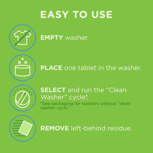 Affresh Washing Machine Cleaner, Cleans Front Load and Top Load Washers, Including HE, 3 Tablets-UPStoxs