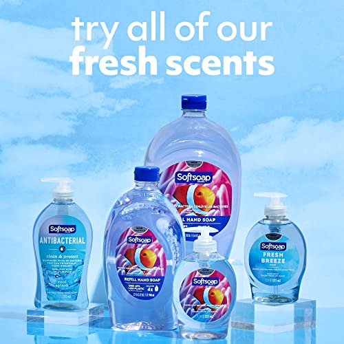 Softsoap Liquid Hand Soap, Fresh Breeze - 7.5 Fl Oz (Pack of 6)-UPStoxs