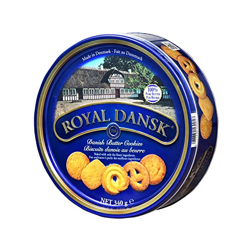Royal Dansk Danish Cookie Selection, No Preservatives or Coloring Added, 12 Ounce-UPStoxs