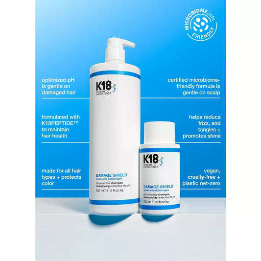 K18 Damage Shield pH Protective Shampoo, 8.5 oz.