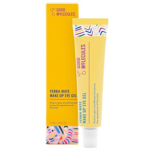 Good Molecules Yerba Mate Wake Up Eye Gel - Yerba Mate, Hyaluronic Acid and Caffeine to Hydrate, Minimize Puffiness and Swelling - Skincare for Face-UPStoxs