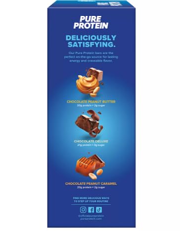 Pure Protein Bars Gluten Free, Chocolate Variety Pack 23 ct.