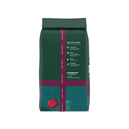 Starbucks Ground Coffee, Dark Roast Coffee, Caffè Verona, 100% Arabica, 1 bag (28 oz)-UPStoxs