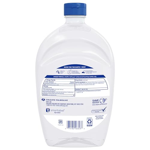Softsoap Antibacterial Liquid Hand Soap Refill, White Tea & Berry Scented Hand Soap, 50 Ounce(Packaging May Vary)-UPStoxs