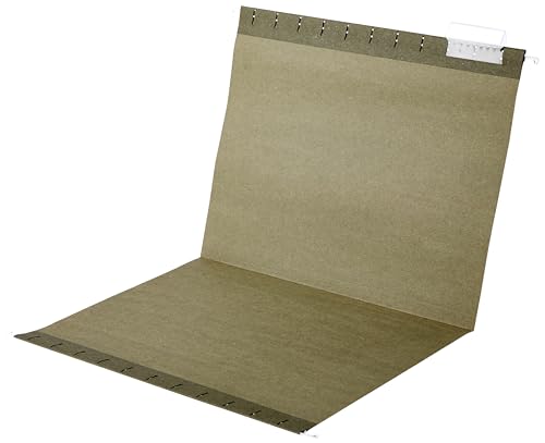 Amazon Basics Hanging Organizer File Folder, Letter Size, Green - Pack of 25-UPStoxs
