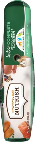 Rachael Ray Nutrish Indoor Complete Premium Natural Dry Cat Food with Added Vitamins, Minerals & Other Nutrients, Chicken with Lentils & Salmon Recipe, 14 Pounds (Packaging May Vary)-UPStoxs