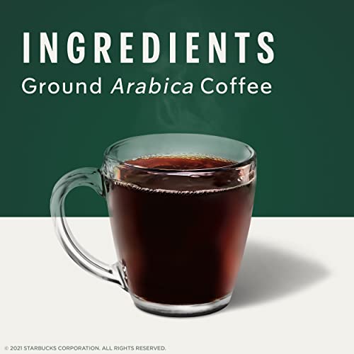 Starbucks K-Cup Coffee Pods, Medium Roast Coffee, Pike Place Roast for Keurig Brewers, 100% Arabica, 6 boxes (60 pods total)-UPStoxs
