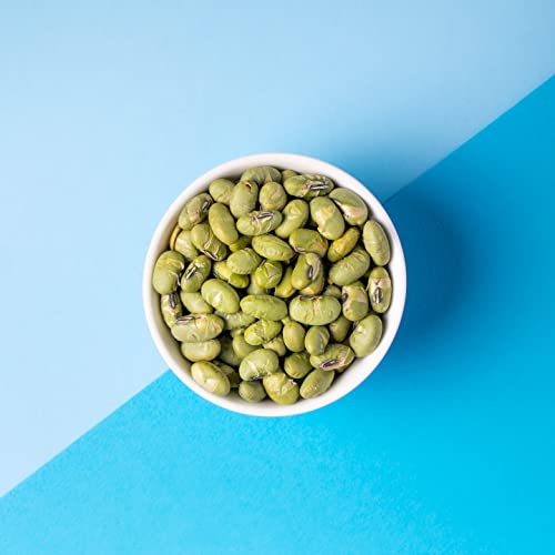 The Only Bean Crunchy Dry Roasted Edamame Snacks (Sea Salt), Keto Snack Food, High Protein (11g) Healthy Snacks, Low Carb Gluten Free Office Vegan Food 100 Calorie Snack Pack, 0.9oz 10 Pack-UPStoxs