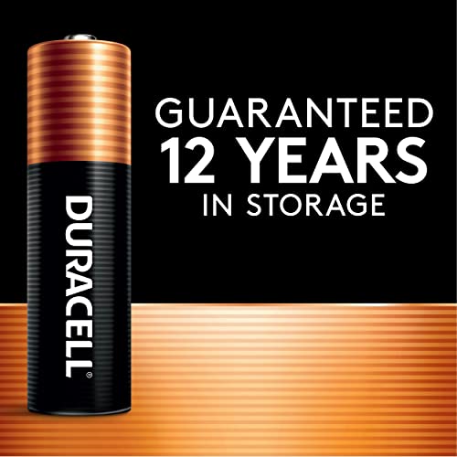 Duracell - CopperTop AA Alkaline Batteries - Long Lasting, All-Purpose Double A Battery for Household and Business, 4 Batteries, Power Remotes, Toys, and More, Reliable and Trustworthy-UPStoxs