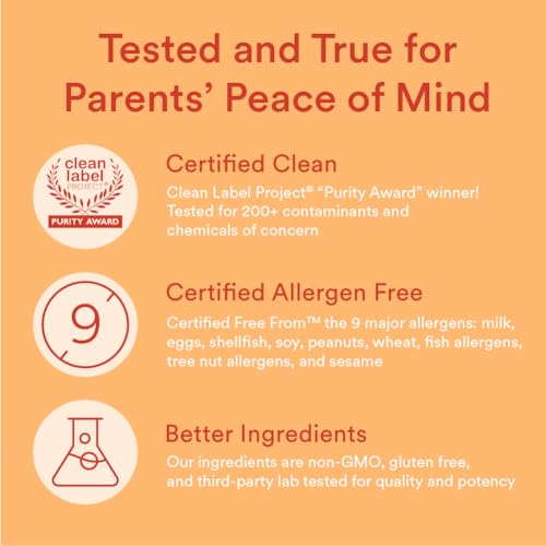 SmartyPants Kids Multivitamin Gummies: Omega 3 Fish Oil (EPA/DHA), Vitamin D3, C, Vitamin B12, B6, Vitamin A, K & Zinc for Immune Support, Gluten Free, Three Fruit Flavors, 120 Count (30 Day Supply)-UPStoxs