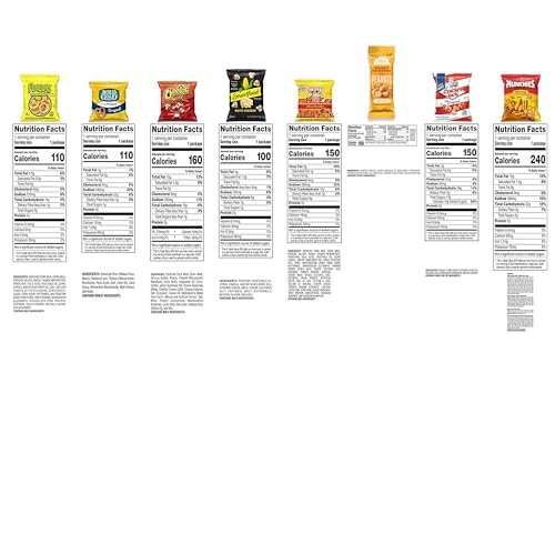 Frito Lay Ultimate Snack Care Package, Variety Assortment of Chips, Cookies, Crackers & More, (Pack of 40)-UPStoxs