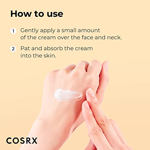COSRX Snail Mucin 92% Repair Cream, Daily Face Gel Moisturizer for Dry Skin, Acne-prone, Sensitive Skin, Not Tested on Animals, No Parabens, Korean Skincare (3.52 Fl Oz (Pack of 1))-UPStoxs