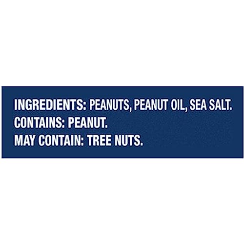 PLANTERS Salted Peanuts, Snack Size, Nuts Individual Packs, Peanuts with Sea Salt, Simple Ingredients, Convenient Snacking, On the Go Snacks, Kosher, 1oz Bags (48 Pack)-UPStoxs