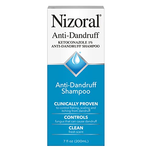 Nizoral Anti-Dandruff Shampoo with 1% Ketoconazole, Fresh Scent, 7 Fl Oz-UPStoxs