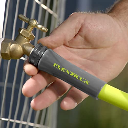 Flexzilla Garden Hose 5/8 in. x 50 ft, Heavy Duty, Lightweight, Drinking Water Safe, ZillaGreen - HFZG550YW-E-UPStoxs