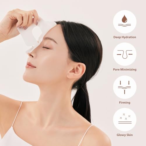 SUNGBOON EDITOR Deep Collagen Overnight Mask 37gx4ea | The real collagen 2,160,000ppb | Facial Hydrogel Masks with low molecular weight collagen for elasticity, firming, and moisturizing-UPStoxs