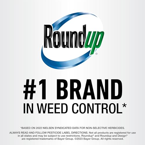 Roundup Weed & Grass Killer₄ with Pump 'N Go 2 Sprayer, Use In and Around Flower Beds, Trees & More, 1.33 gal.-UPStoxs