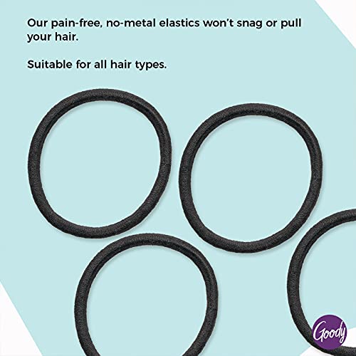 GOODY Womens Ouchless Braided Elastics, Black, 30 Count-UPStoxs