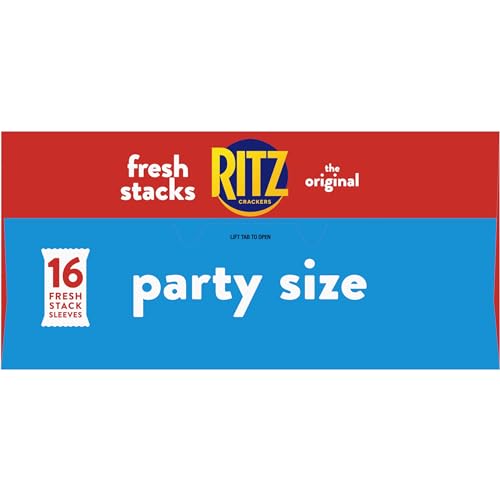 RITZ Fresh Stacks Original Crackers, Party Size, 23.7 oz (16 Stacks)-UPStoxs
