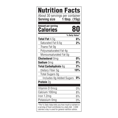 Amazon Fresh, Organic Black Chia Seeds, 1 Lb (Previously Happy Belly, Packaging May Vary)-UPStoxs