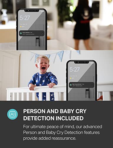 Kasa Smart Indoor Pan-Tilt Home Security Camera, 1080p HD Dog Camera w/Night Vision, Motion Detection for Baby & Pet Monitor, Cloud & SD Card Storage, Works w/ Alexa & Google Home, 2.4G WiFi (EC71)-UPStoxs