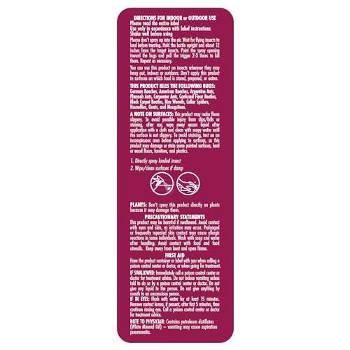 Stem Kills Ants, Roaches And Flies: Plant-Based Active Ingredient Bug Spray, Botanical Insecticide For Indoor And Outdoor Use; 12 fl oz (Pack Of 1)-UPStoxs