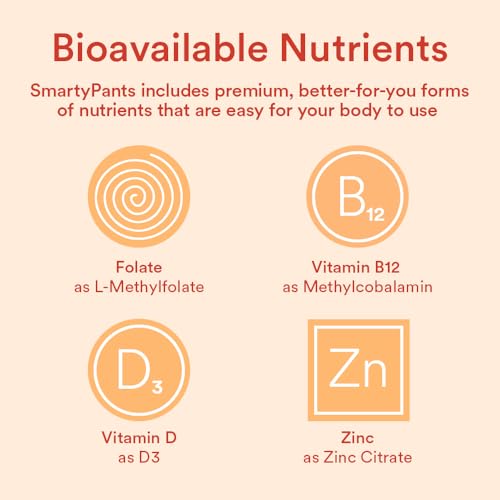 SmartyPants Kids Multivitamin Gummies: Omega 3 Fish Oil (EPA/DHA), Vitamin D3, C, Vitamin B12, B6, Vitamin A, K & Zinc for Immune Support, Gluten Free, Three Fruit Flavors, 120 Count (30 Day Supply)-UPStoxs