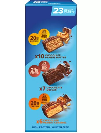 Pure Protein Bars Gluten Free, Chocolate Variety Pack 23 ct.