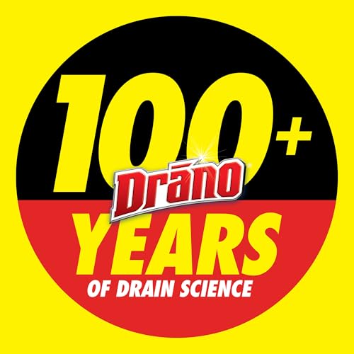 Drano Max Gel Drain Clog Remover and Cleaner for Shower or Sink Drains, Unclogs and Removes Hair, Soap Scum and Blockages, 80 Oz, Pack of 2-UPStoxs