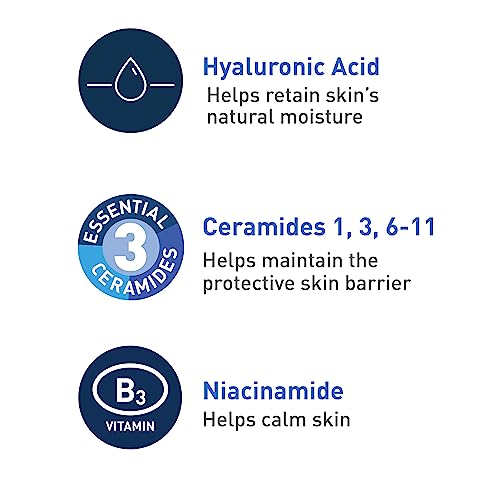 CeraVe Foaming Facial Cleanser | Daily Face Wash for Oily Skin | Hyaluronic Acid + Ceramides + Niacinamide| Fragrance Free & Paraben Free | Non-Drying Oil Control Face Wash | 19 Fluid Ounce-UPStoxs