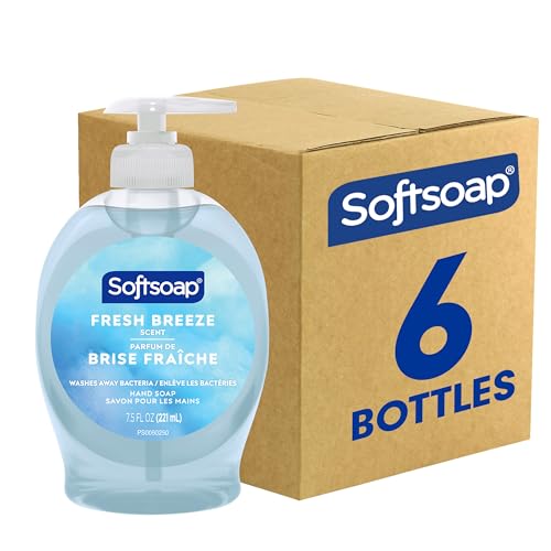Softsoap Liquid Hand Soap, Fresh Breeze - 7.5 Fl Oz (Pack of 6)-UPStoxs