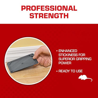 Tomcat Glue Traps Mouse Size with Eugenol for Enhanced Stickiness, Contains 6 Mouse Size Glue Traps - Captures Mice and Other Household Pests - Professional Strength, Pesticide-Free and Ready-to-Use-UPStoxs