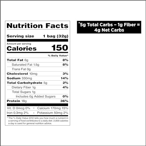 Quest Nutrition Nacho Cheese Tortilla Style Protein Chips, 18g Protein, 4g Net Carb, Low Carb, Gluten Free, 1.1 oz (Pack of 12)-UPStoxs