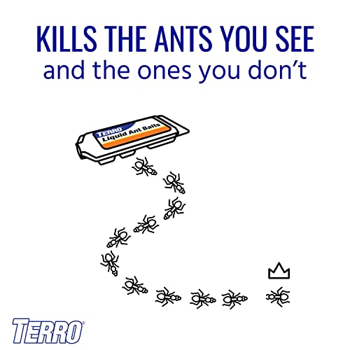 TERRO T300B Liquid Ant Killer, 12 Bait Stations-UPStoxs