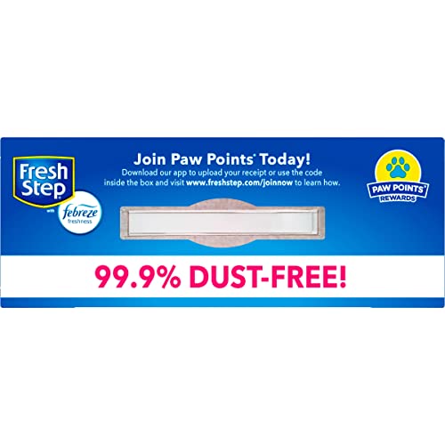 Fresh Step Clumping Cat Litter with Febreze Gain Scent, Activated Charcoal for Odor Control, 14 Pounds-UPStoxs