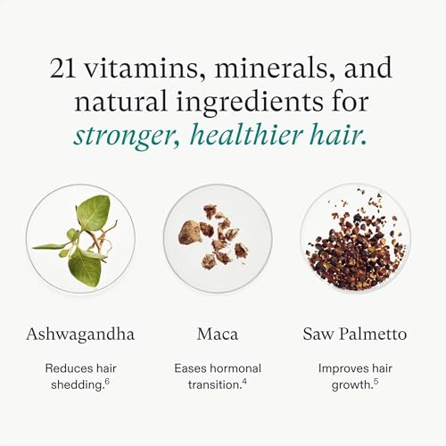 Nutrafol Women's Balance Hair Growth Supplements, Ages 45 and Up, Clinically Proven for Visibly Thicker Hair and Scalp Coverage, Dermatologist Recommended - 1 Month Supply-UPStoxs