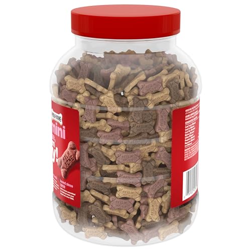 Milk-Bone Mini's Flavor Snacks Dog Treats, 36 Ounce Crunchy Texture Helps Reduce Tartar-UPStoxs