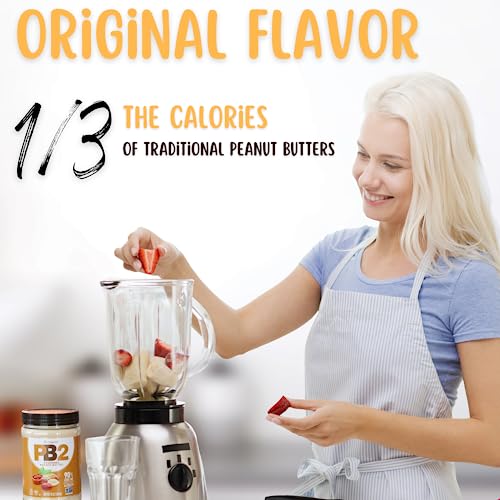 PB2 Original Powdered Peanut Butter - 6g of Protein, 90% Less Fat, Certified Gluten Free, Only 60 Calories per Serving, Perfect for Protein Shakes, Smoothies, and Low-Carb, Keto Diets-UPStoxs