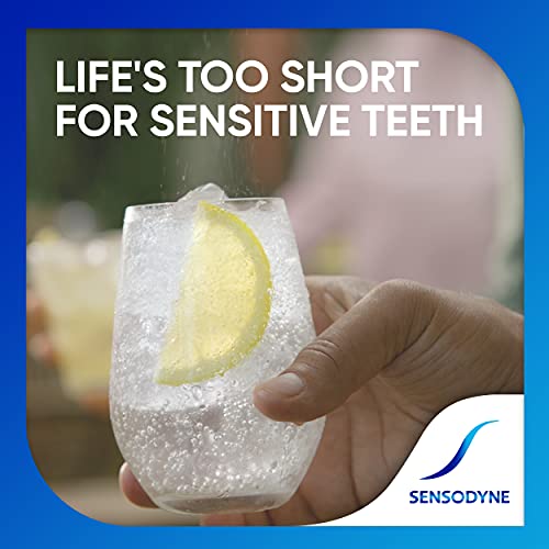 Sensodyne Repair and Protect Whitening Toothpaste, Toothpaste for Sensitive Teeth and Cavity Prevention, 3.4 oz (Pack of 2)-UPStoxs