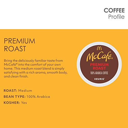 McCafe Premium Roast, Single-Serve Keurig K-Cup Pods, Medium Roast Coffee Pods Pods, 84 Count-UPStoxs