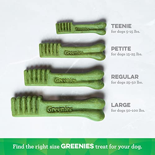 Greenies Original Regular Natural Dog Dental Care Chews Oral Health Dog Treats, 36 count (Pack of 1)-UPStoxs