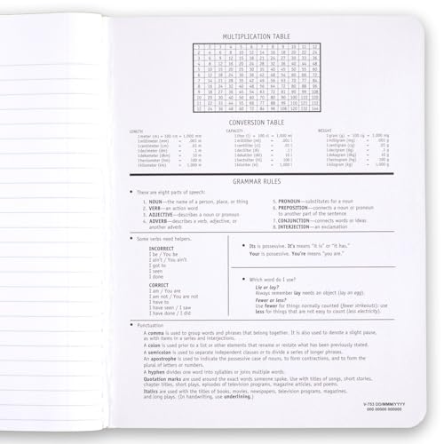 Mead Composition Notebooks, 12 Pack, Wide Ruled Paper, 9-3/4" x 7-1/2", 100 Sheets per Comp Book, Black Marble (72936)-UPStoxs