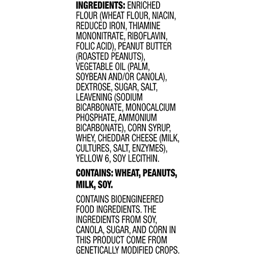 Lance Sandwich Crackers, ToastChee Peanut Butter, 20 Individually Wrapped Packs, 6 Sandwiches Each-UPStoxs