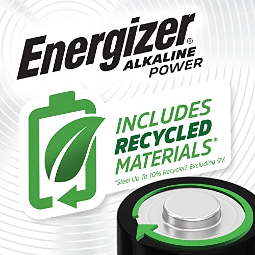 Energizer AA Batteries, Alkaline Power Double A Battery Alkaline, 32 Count-UPStoxs
