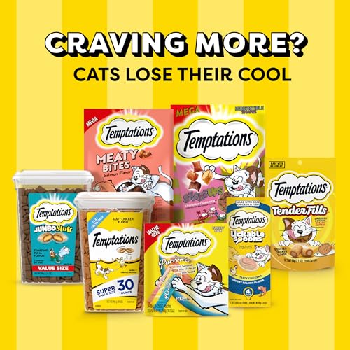 Temptations MixUps Crunchy and Soft Cat Treats Surfer's Delight Flavor, 16 oz. Tub-UPStoxs