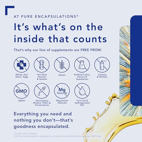 Pure Encapsulations Magnesium (Glycinate) - Supplement to Support Stress Relief, Sleep, Heart Health, Nerves, Muscles, and Metabolism* - with Magnesium Glycinate - 90 Capsules-UPStoxs
