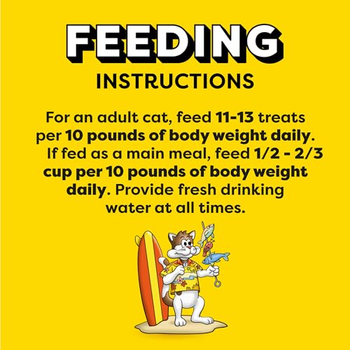 Temptations MixUps Crunchy and Soft Cat Treats Surfer's Delight Flavor, 16 oz. Tub-UPStoxs