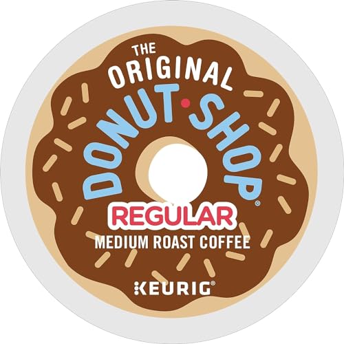 The Original Donut Shop Regular Keurig Single-Serve K-Cup Pods, Medium Roast Coffee, 96 Count (4 Packs of 24)-UPStoxs