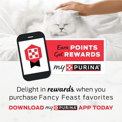 Purina Fancy Feast Tender Ocean Whitefish, Turkey, Chicken and Salmon Feasts Wet Kitten Food Variety Pack - (Pack of 24) 3 oz. Boxes-UPStoxs